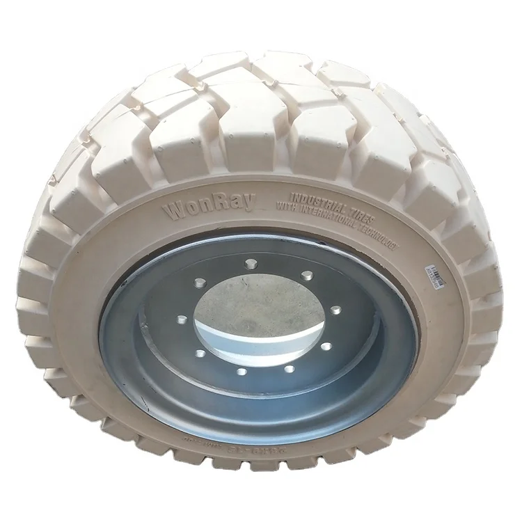 Manufacturer direct JLG E450AJ boom Lift foam filled solid tire 240/55 D17.5  28x9-15 solid wheel