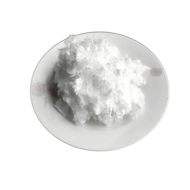 Высокопроизводительное 1,67d UHMWPE короткое режущее волокно 12 мм Высокопрочное полиэтиленовое волокно для бетона UHPC ECC