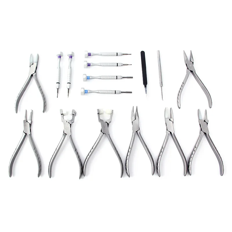 Optical Glasses Pliers Seteyewear Repair Pliers And Screwdriver Set With Tools Holder Optical Screwdriver Set Tool Eyeglasses