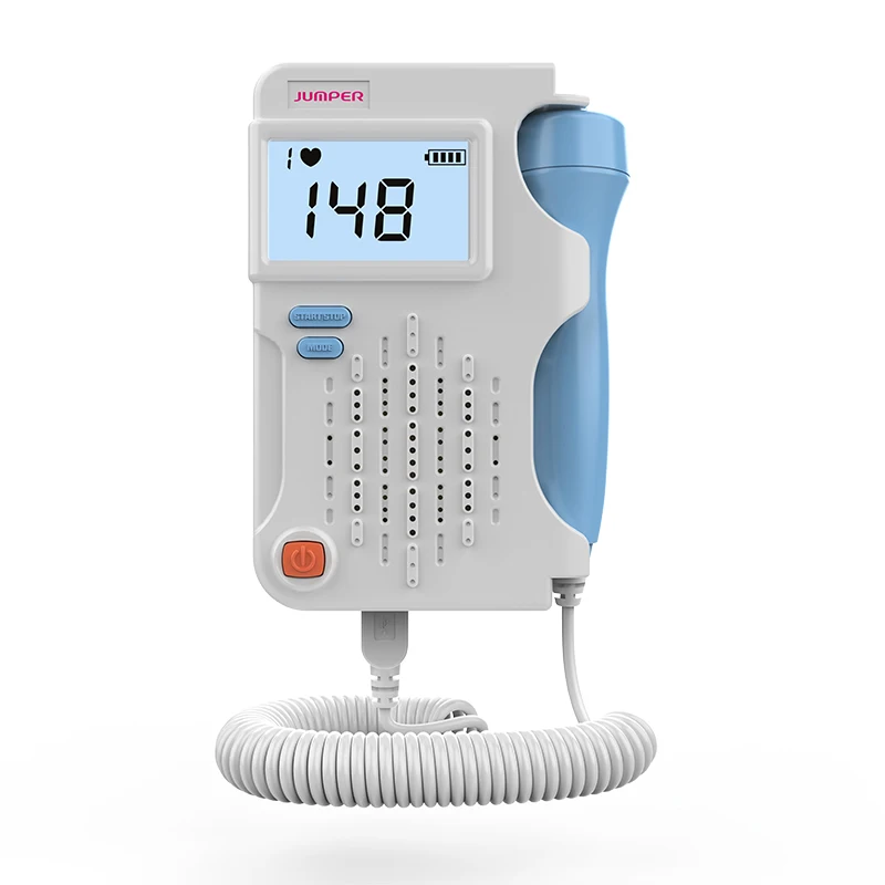 JUMPER JPD-100B+ Pocket fetal doppler with 510K approved ultrasound doppler baby heartbeat