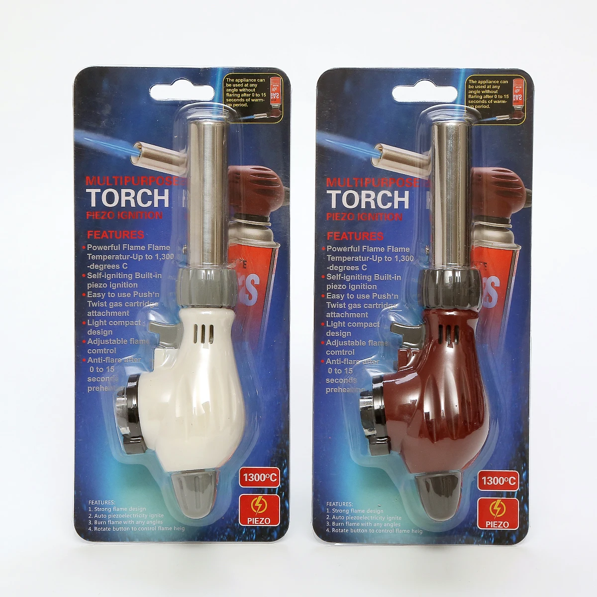 Gas Custom Torch Lighter Flame Gun Lighter Torch Blowtorch Cooking Soldering Butane Gas-Burner Pocket Torch Lighter Heating