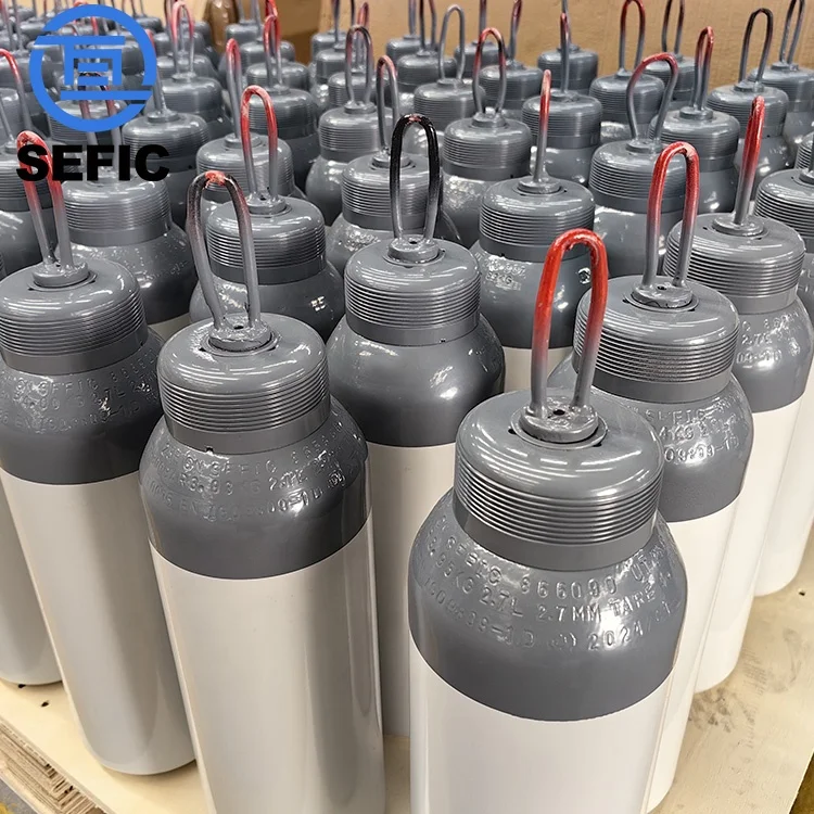 Sefic Eniso9809-1 116mm 2.7l 200bar 2kg Co2 Cylinder Empty Gas Bottle For Beer Beverage Use