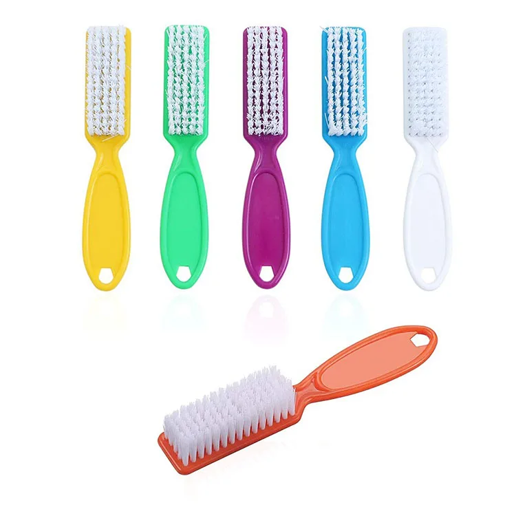 Handle Grip Nail Brush Fingernail Scrub Brush Hand Cleaning Brushes Soft Stiff Bristles Scrubber Manicure Tools for Toes
