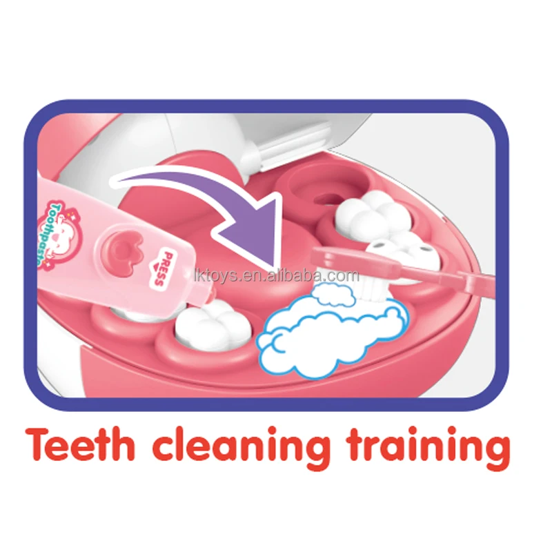 Lucky Toys Dentist Toy Pretend Play Hospital Set Doctor Role Play  Animal Rabbit Dentist Doctor Set Toys Teeth Cleaning Training