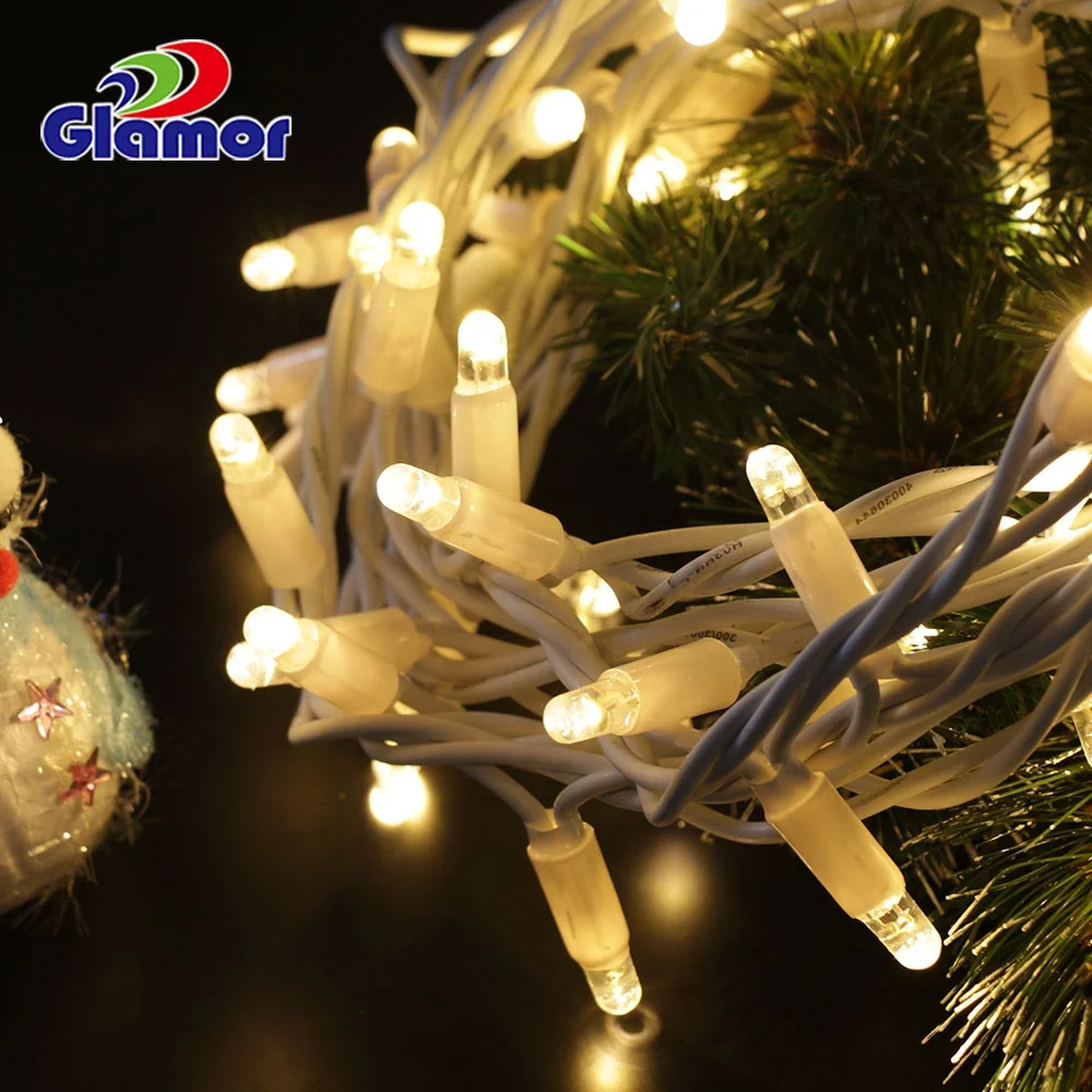 IP65 New decoration remote control dual color light chain outdoor string light for Christmas