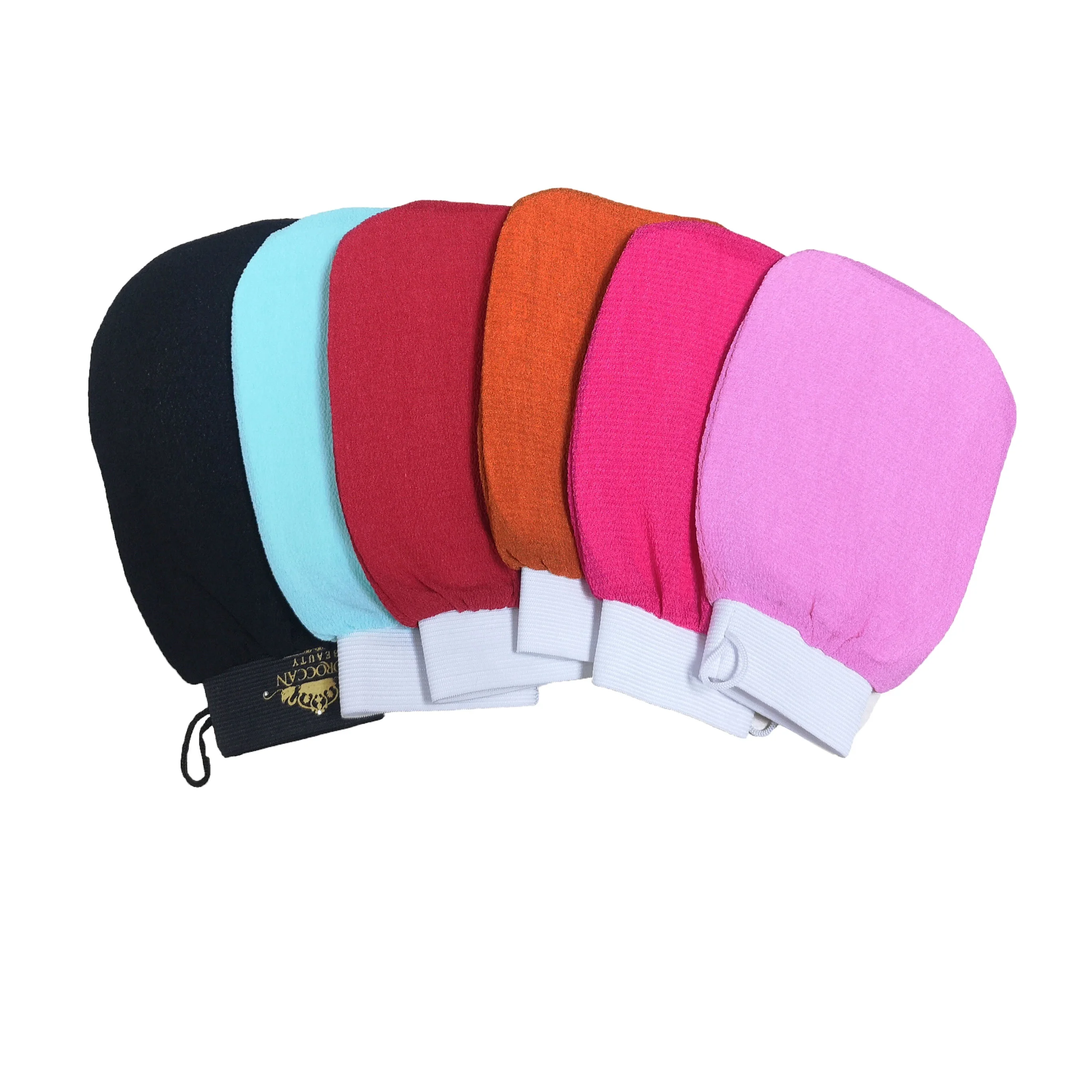 2022 поставщик Amazon частная марка отшелушивающие Перчатки варежки красочные каски Хаммам скраб для мужчин и