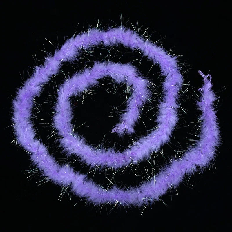 Wholesale Dyed fluffy Turkey flat Marabou ruff feather Boa