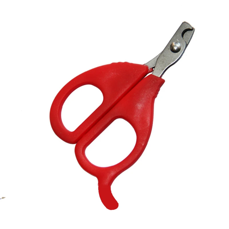 Half moon blade design metal cute pet cat nail clippers scissors (1600363679811)