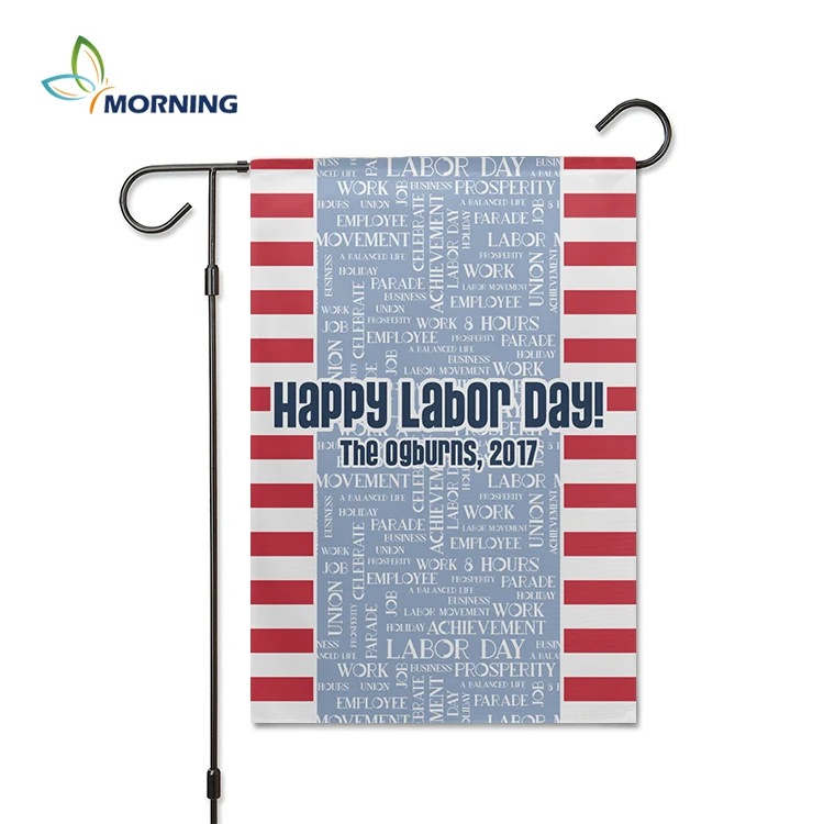 winter decrate garden banner celerbrate gift Digital Printing 12 X 18 garden Flag 30*45CM Double side yard Small American Flag