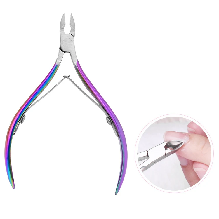 Stainless Steel Manicure Pedicure Tool Stainless Steel Double Head Cuticle Pusher for  Cuticle Remover Accessories