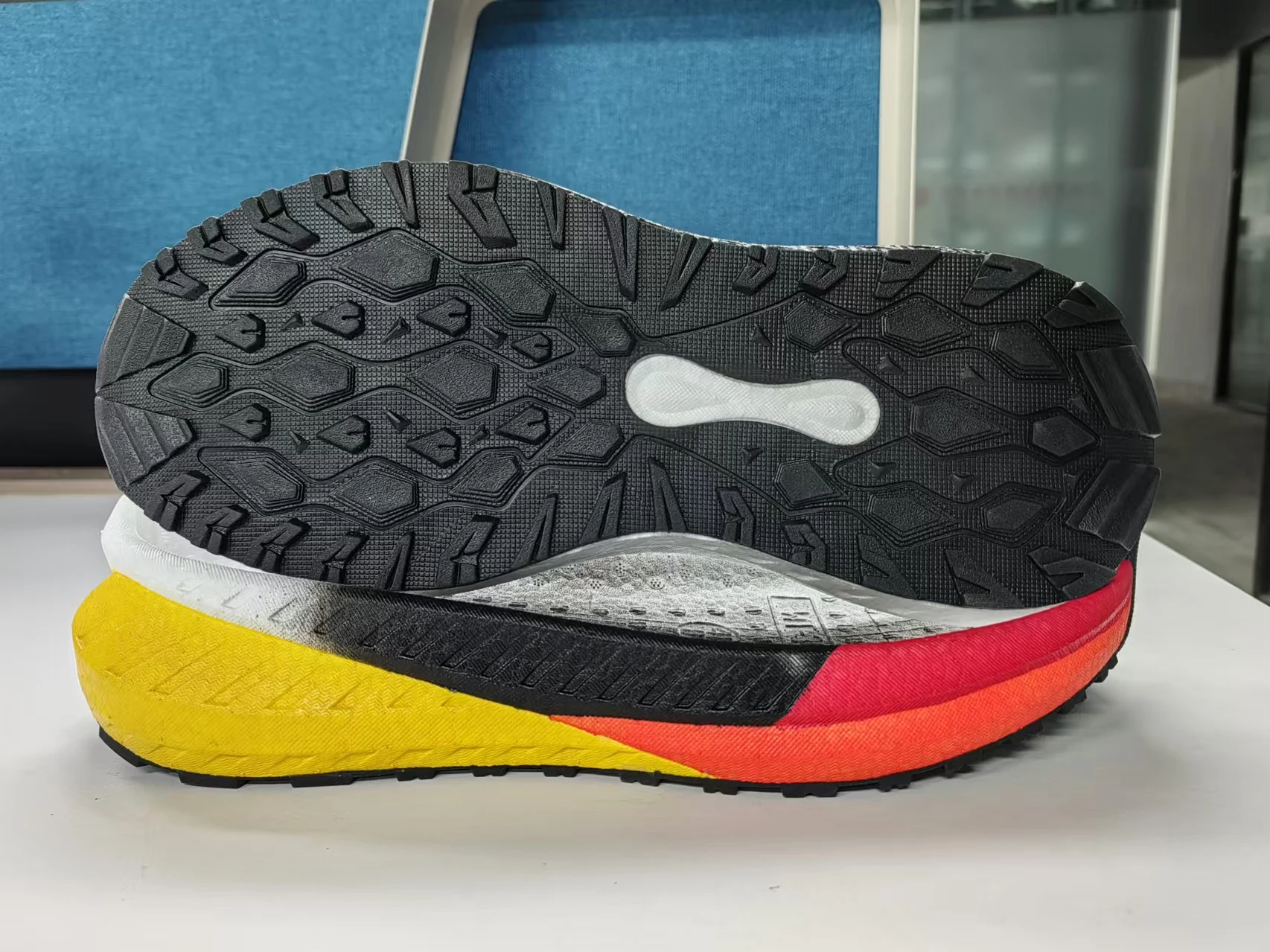 BSCI Factory Custom Fashion New Design All Size Men Etpu Sneaker Sole Popcorn Outsole Sport Running Shoe Sole