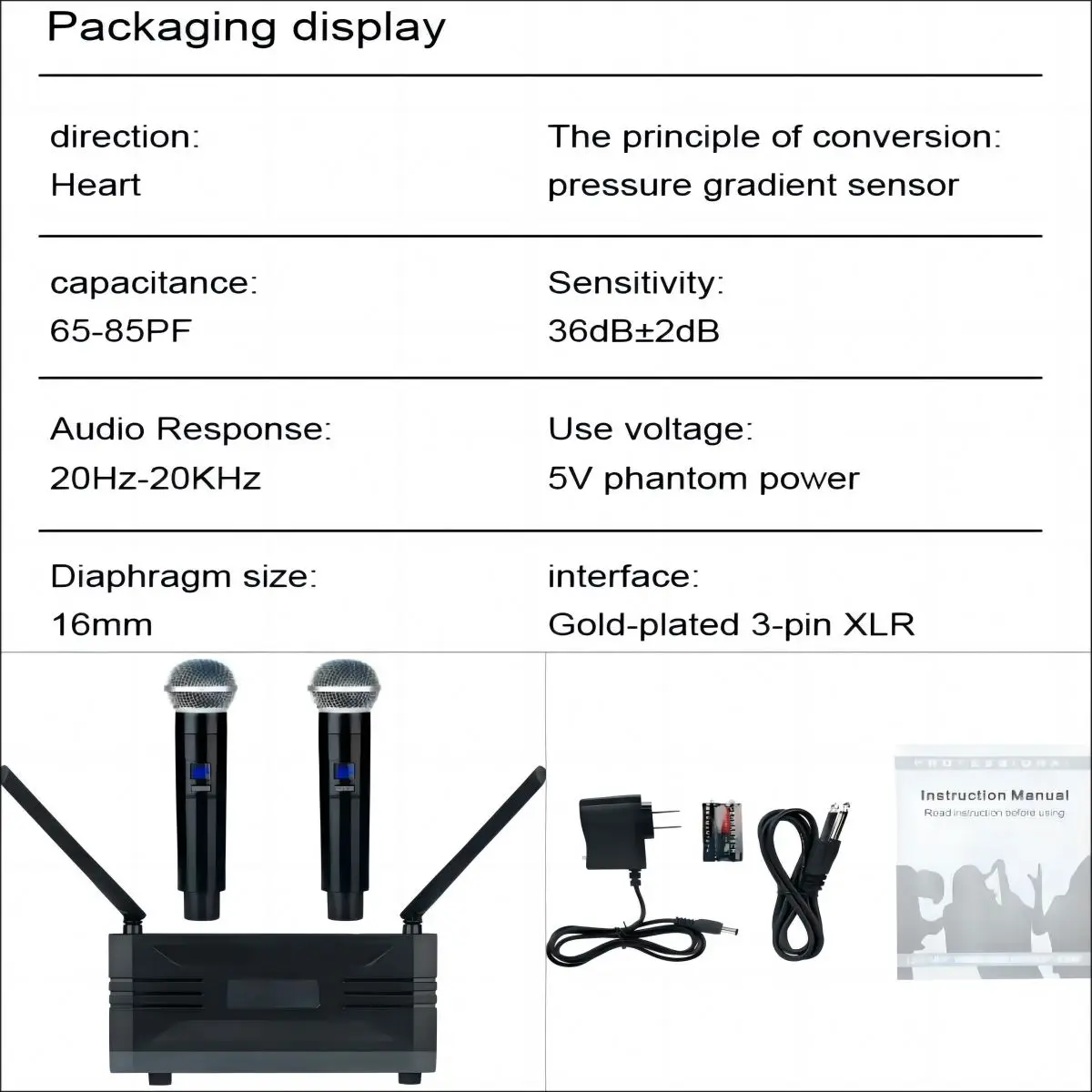 Hot Selling Hot Sale Wireless Microphone For Stage With Low Price Fm Microphone Wireless
