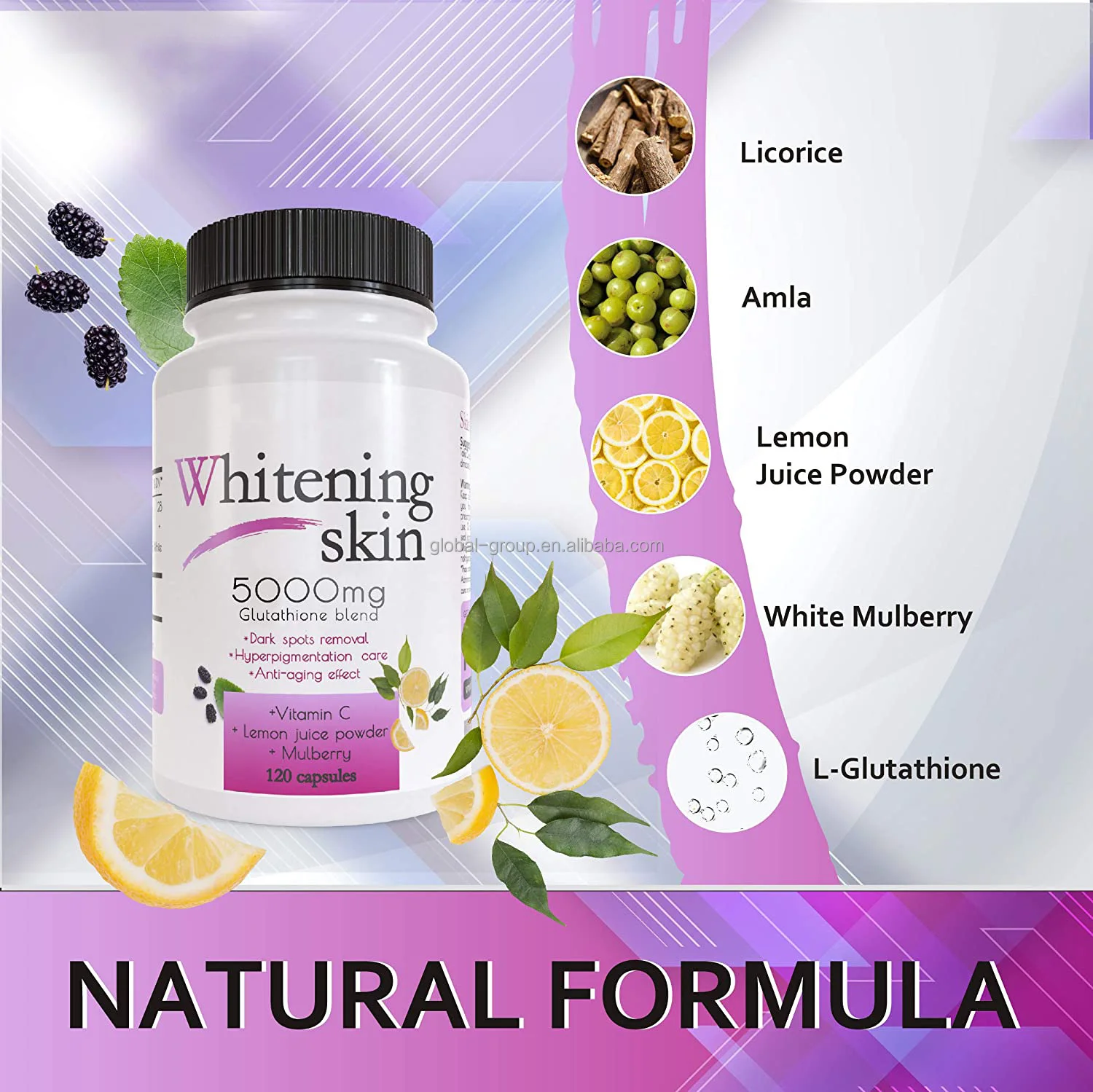 OEM factory price skin pearl vitamin e collagen pills skin whitening capsule