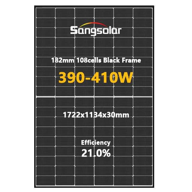DDP European warehouse suntech hot sell 182mm mono solar panel 400w 415watt 420watt panel solar kit completo