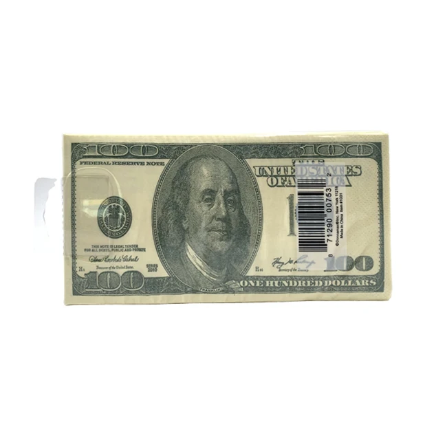 Hot Product Customized Logo 3Ply 330mm*330mm Paper Napkins & Serviettes Tissue Paper