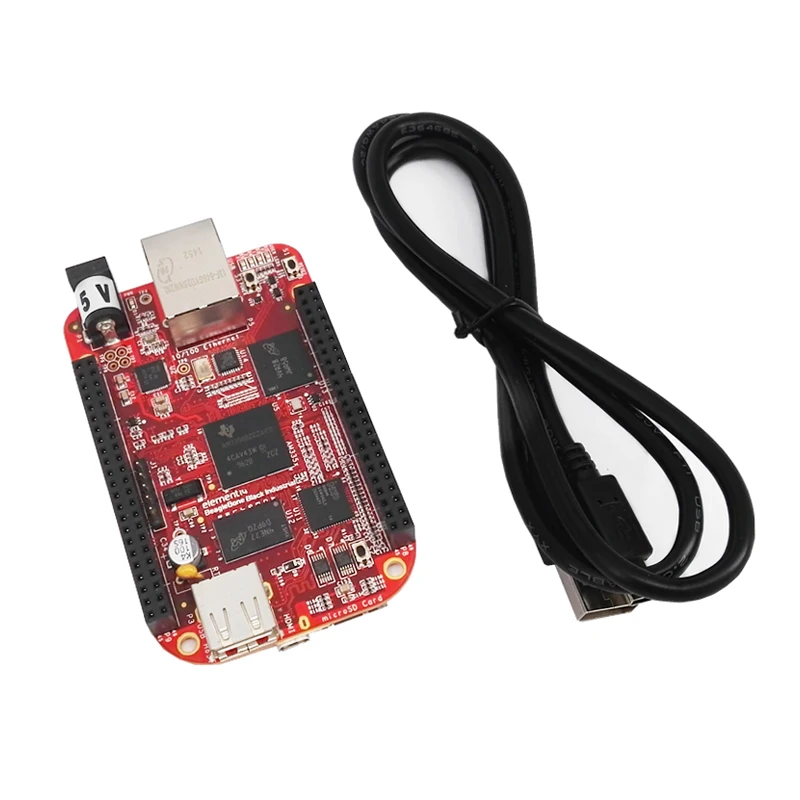New Beagleboard BeagleBone Black Industrial AM3358 ARM Cortex-A8 MCU 4GB eMMC On-board Flash Storage