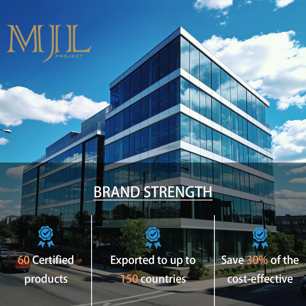 Verified Double Glazing Frameless Aluminum Glass Curtain Wall Price Facade Panels Exterior Curtain Wall