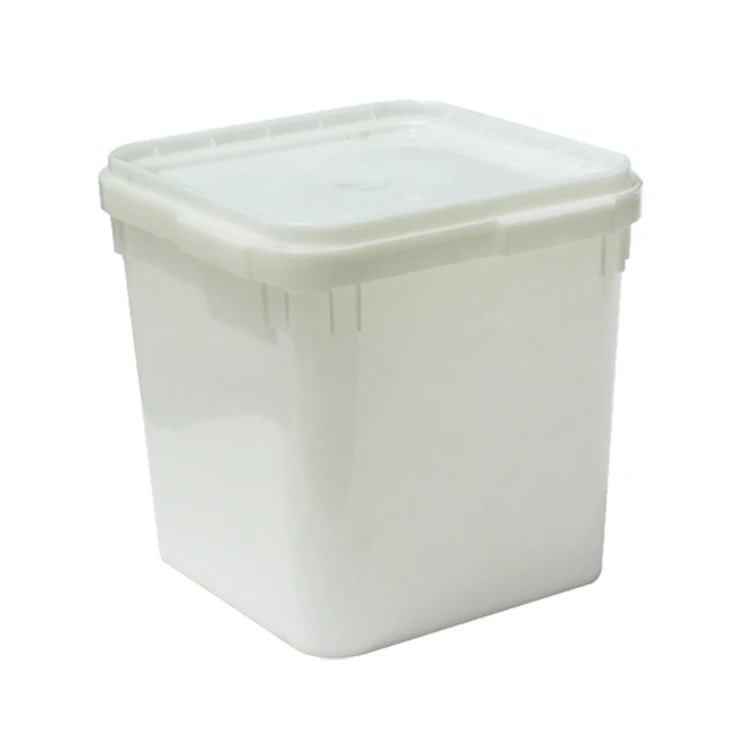 Plastic Bucket Square Plastic Buckets With Lid 23L