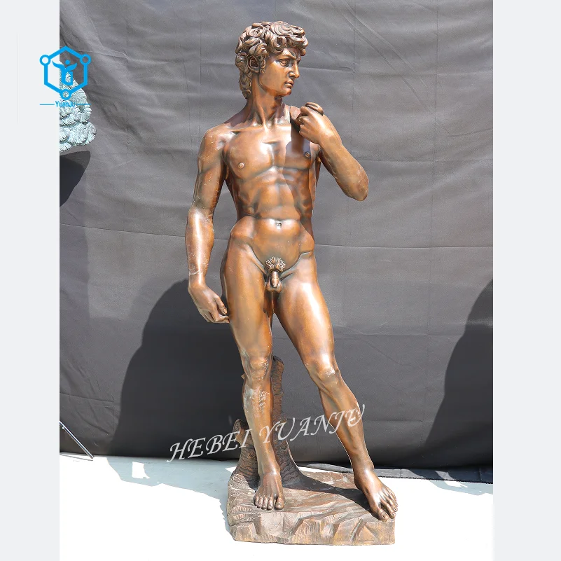 YUANJU Outdoor Full Size Large Nude Statue Bronze For Sale