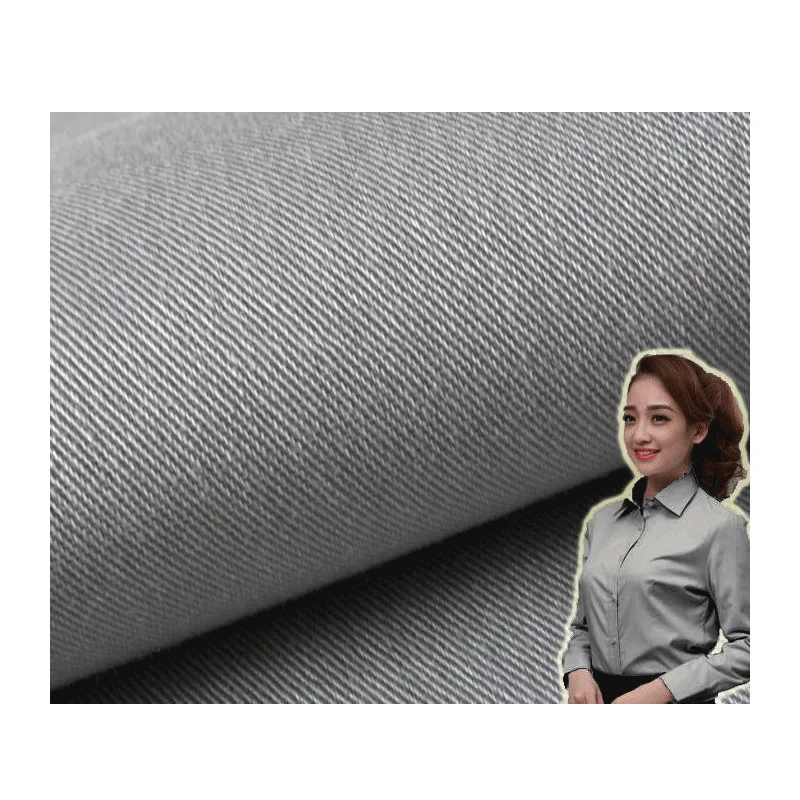 In stock hot selling 100% cotton 1/2 twill fabric for workwear uniforms shirts spring summer