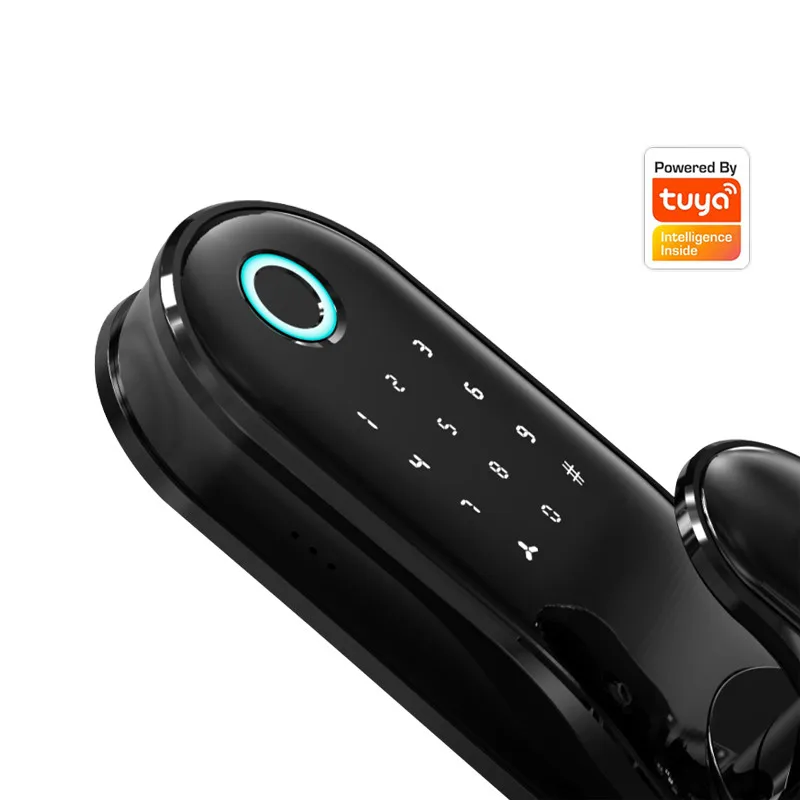 Factory Wholesale Smart Security Biometric Fingerprint Door Lock Tuya/TTlock Blue tooth Deadbolt