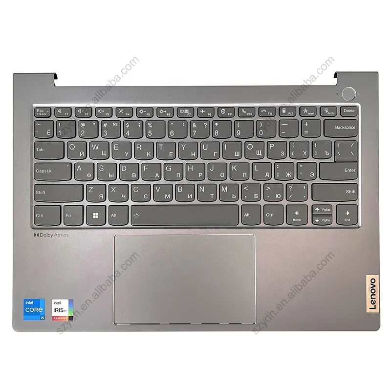 New Original Laptop Cover C For Lenovo ThinkBook 14 G4+ IAP ARA Cover Upper Palmrest With Russian RU Keyboard 5CB1J11990