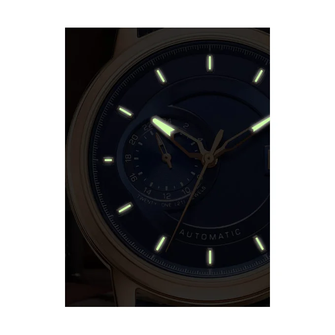 Newest stainless steel case calendar 24 hours show Miyota movement men mechanical automatic watch