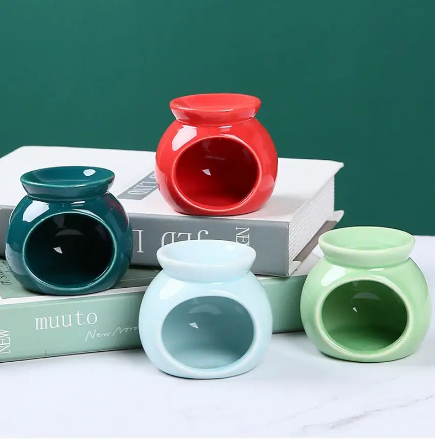 cheap wholesale ceramic candle wax burner fragrance oil melting burner