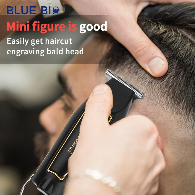 USB Rechargeable T Shape Liners Beard Oil Head Men Edge Trimmer Clippers