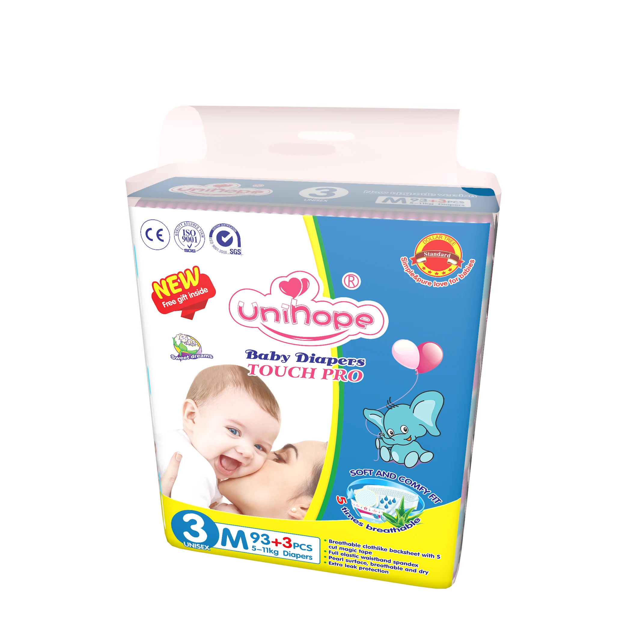 High Quality S Bale Smooth Backsheet Rejecteds Baby Diaper With Made In China