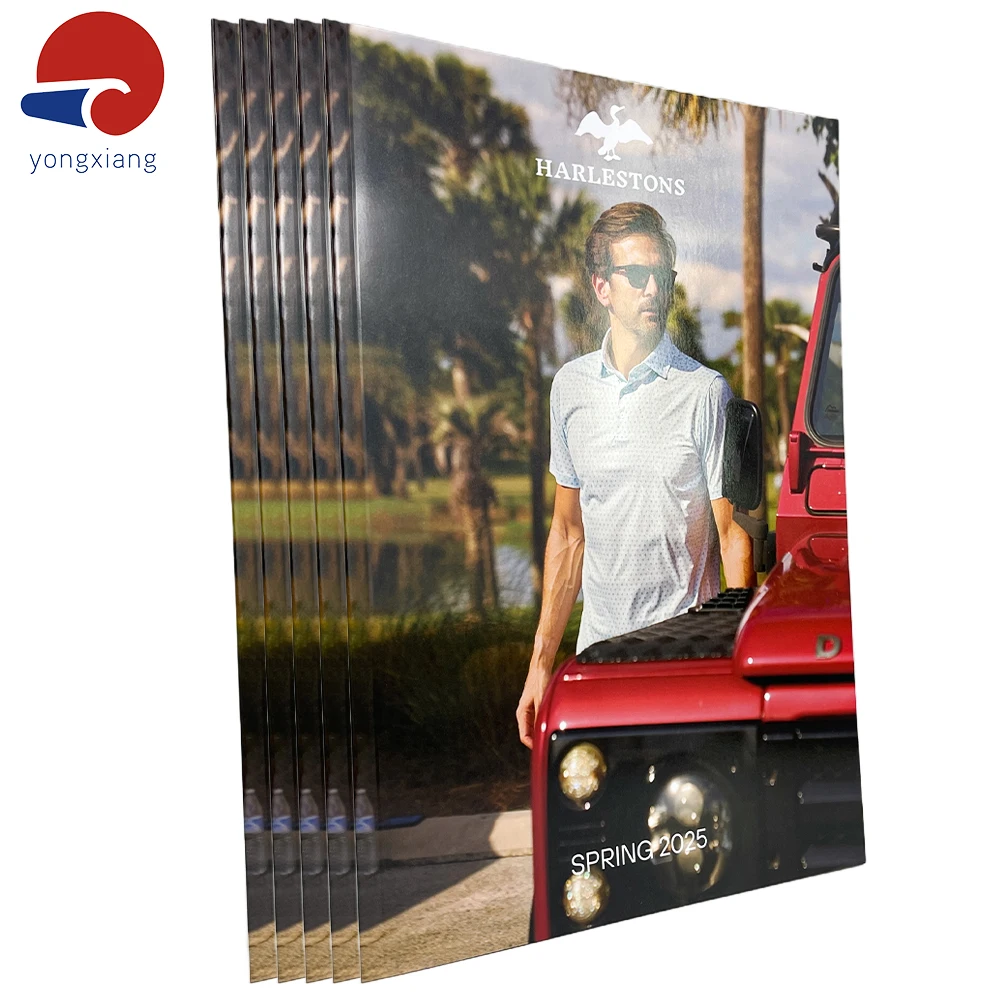 wholesale book service catalogue printing custom brochure paperback catalog