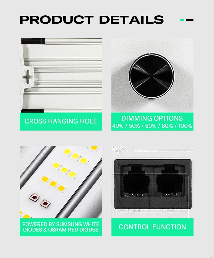 Flexstar 720W SE Available Stock In US Lm281B Full Spectrum High Ppfd Led Grow Light Bar