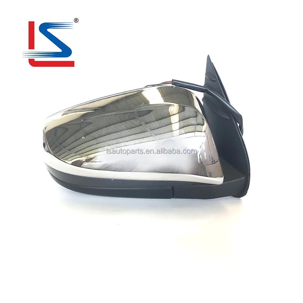 Car Mirror FOR TOYOTA HILUX REVO 2015 ELECTRIC SIDE MIRROR 3 LINES CHROMED