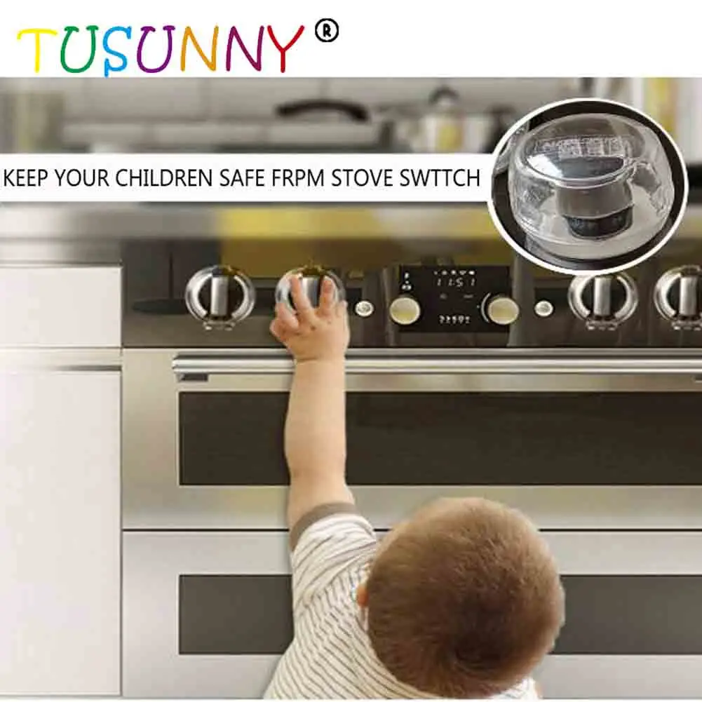 Baby Trending 2021 Baby Oven Security, Clear Stove Knob Covers Child Safety Guards