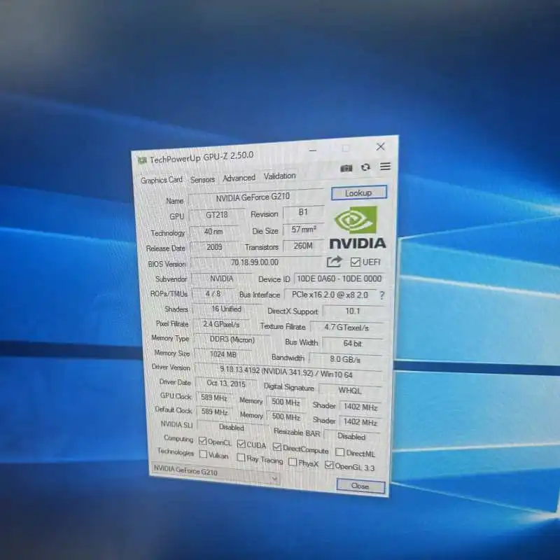 Wholesale GT210 GT220 GT240 GT340 1Gb thin Graphics Card 64bit Ddr3 Video Cards Gpu GT210 1Gb in good price