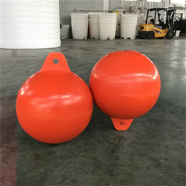 Factory wholesale polyethylene marking surface fairway buoy Customizable Hdpe beach interception floating ball
