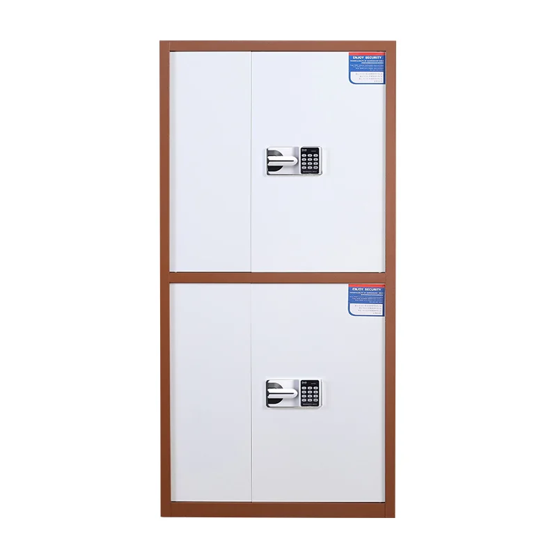 National treasure lock confidential cabinet document financial filing cabinet Office safe box double section cabinet