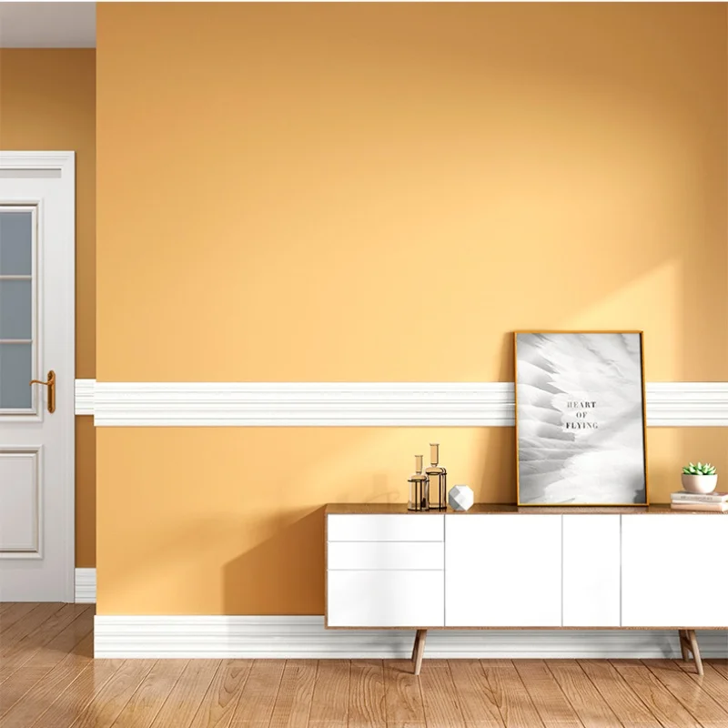 Modern Repositionable Wall Border Home Decoration Multiple Color Peel and Stick Flexible Oil-Proof Wall Cladding Wallpaper