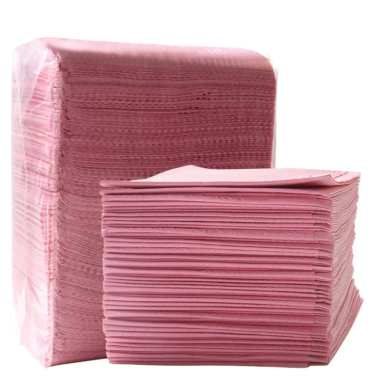 125pcs/pack  Nail Art Table Mat Disposable Foldable Clean Pad Beauty Nail Care Polish Waterproof