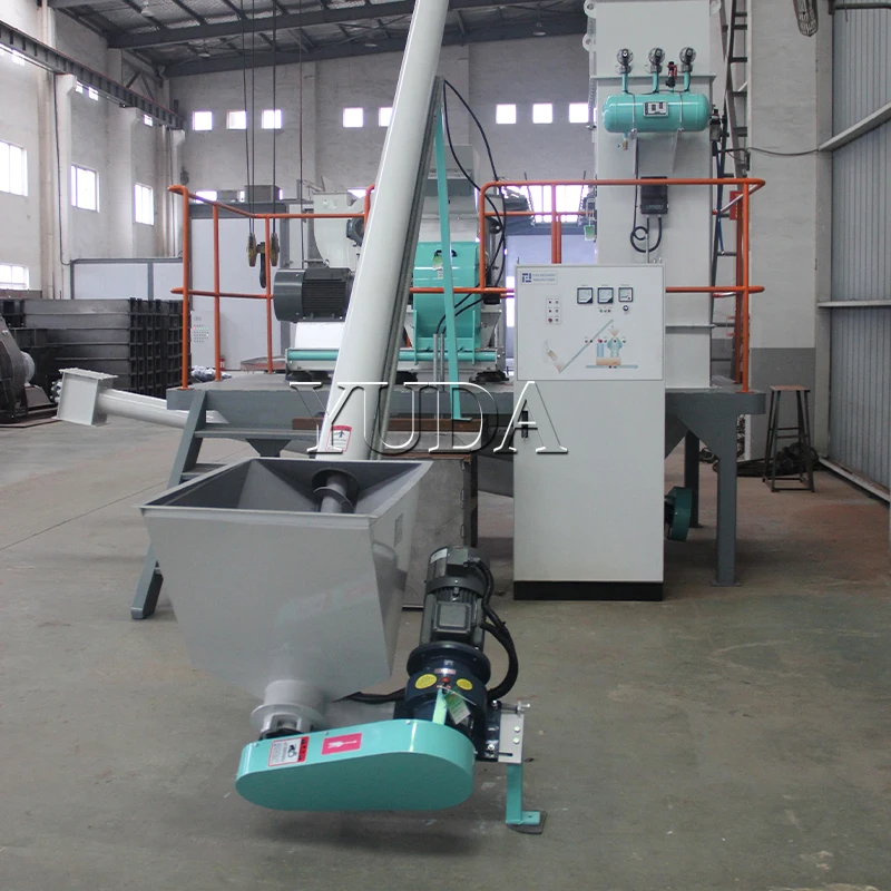 Rice Husk Powder Making Grinding Machine, Soybean Grain Hammer Mill System