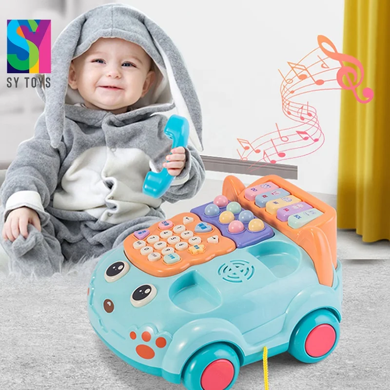 SY Early learning musical telephone educational electronic toys