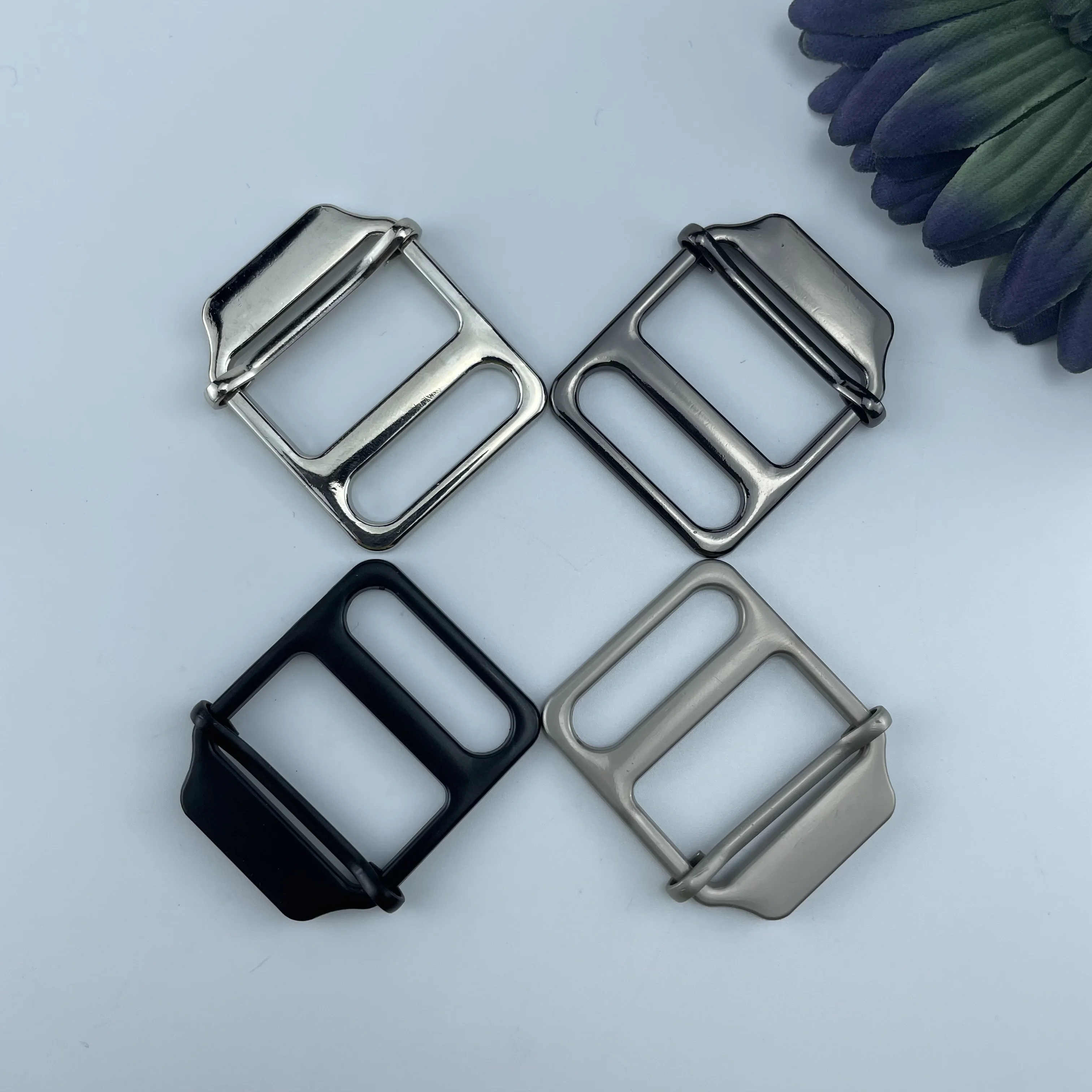 Super Quality Customized alloy metal buckles rings adjustable belt buckle webbing strap for bag garments accessories