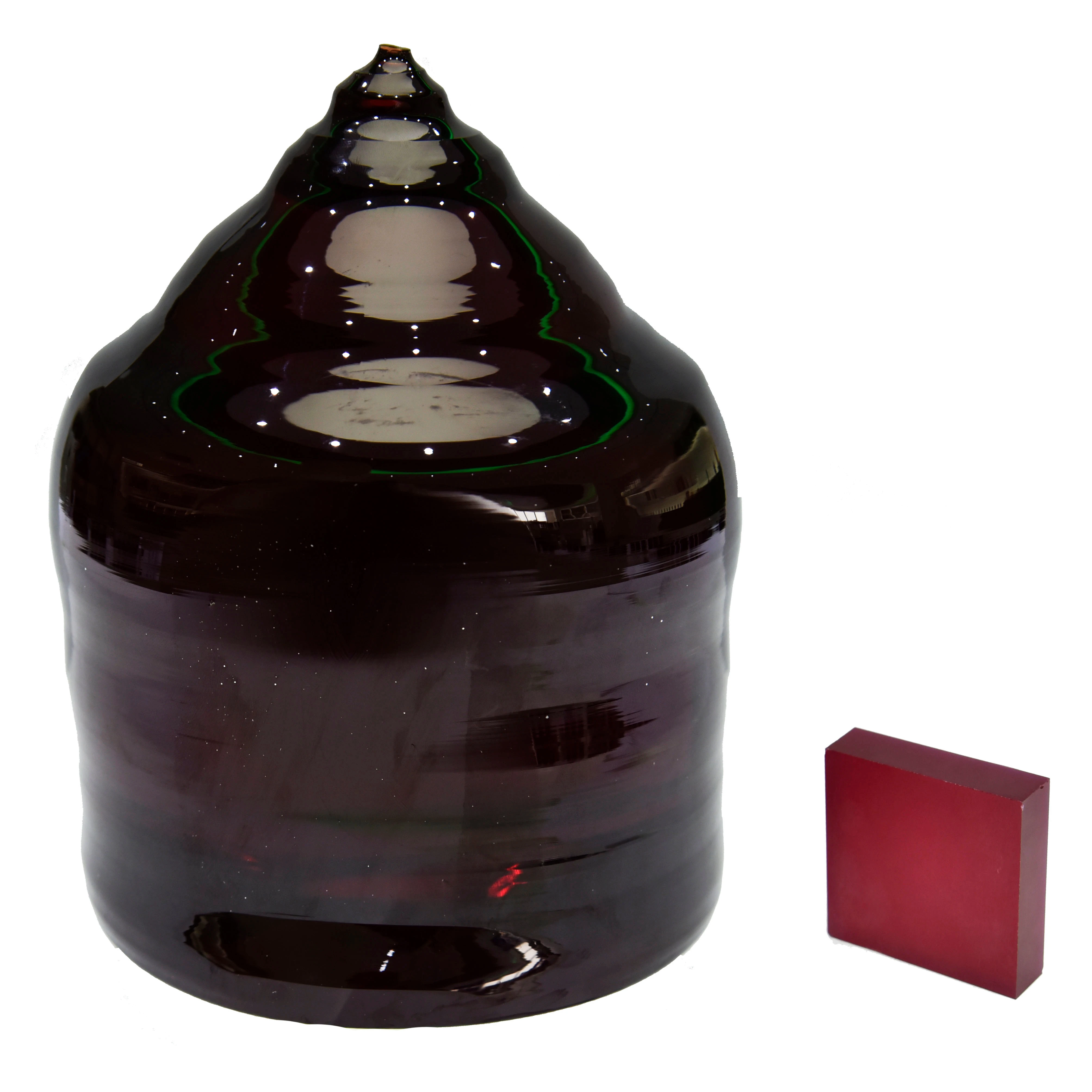 Synthetic Ruby Sapphire Block Colored Sapphire Lens Diameter 1 - 120mm