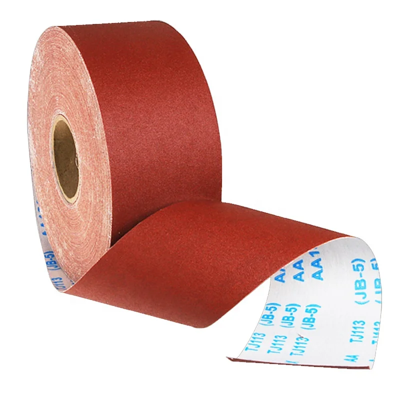 Fantech 50mm X 100m GXK51-B  P120 Grit Aluminum Oxide Abrasive  Sanding Paper  Cloth Roll Use By Hand