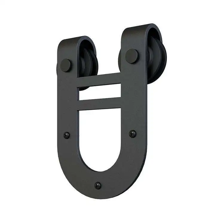 China Manufacturer Of Hot Sale Modern Style Carbon Steel Sliding Barn Door Wheels Hanging