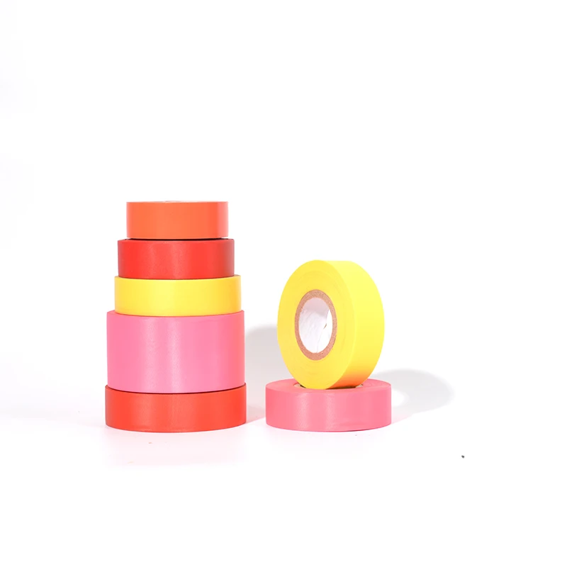 Direct sales moisture-proof fluorescent  measure gaffer tape roll flagging tape roll