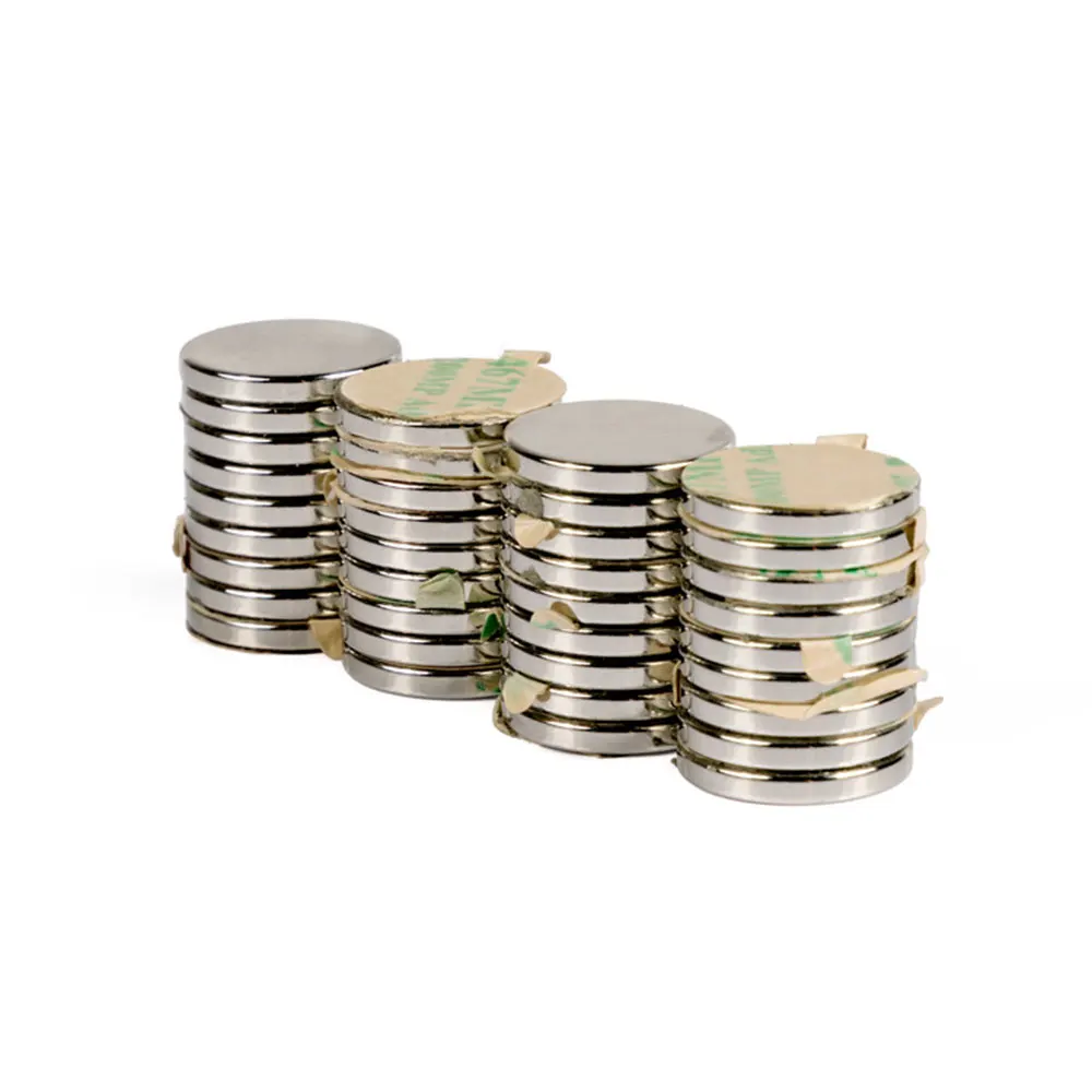 High Quality N35 NdFeB Ring Magnet High Application Permanent Neodymium Magnet with Gold Coating Surface Treatment Magnetic Disc