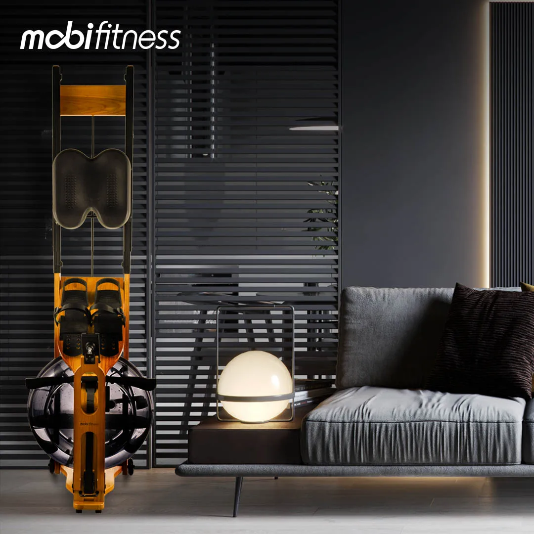  Mobifitness кардио-оборудование Классический Домашний Деревянный гребной тренажер водяная