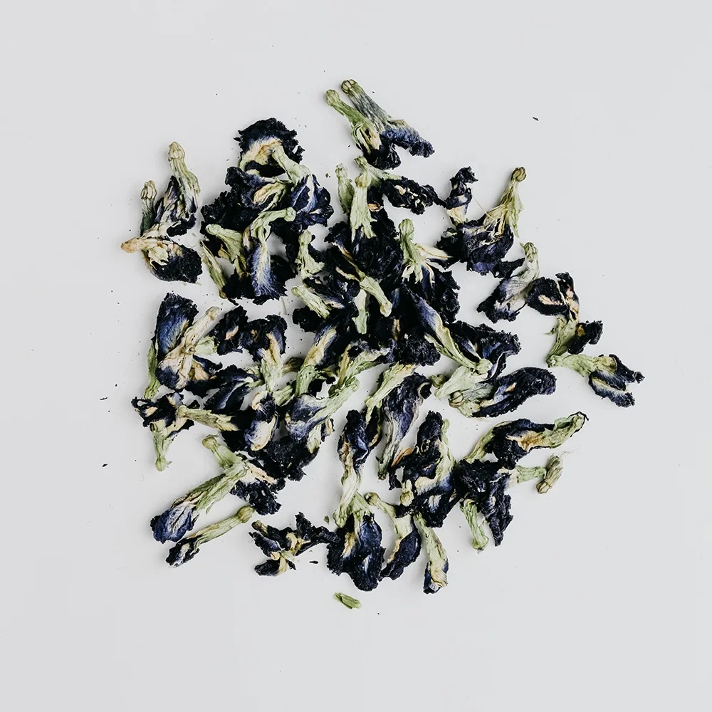 Dried Fruit Detox Tea  Organic Blooming Fruit Blue Butterfly Pea Flower 100% pure butterfly pea With Blue Butterfly Pea Flowers