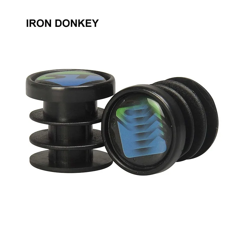 IRONDONKEY Expandable Adjustable Bike Handlebar End Plug Plastic Folding Horizontal Protective Cover for Mountain Bikes